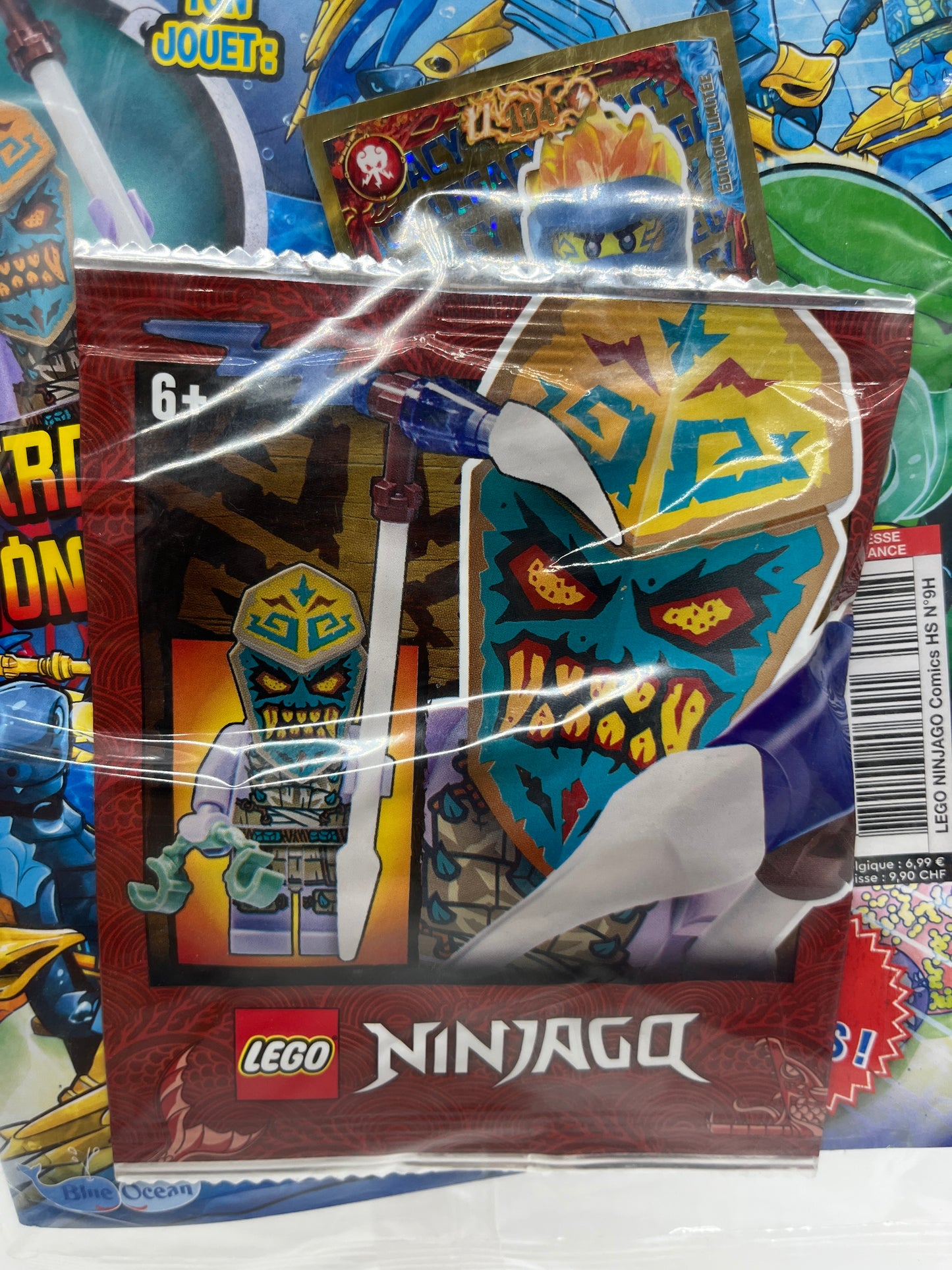 livre d’activité Magazine Lego Ninjago  avec sa mini figurine Garden Tony Neuf !