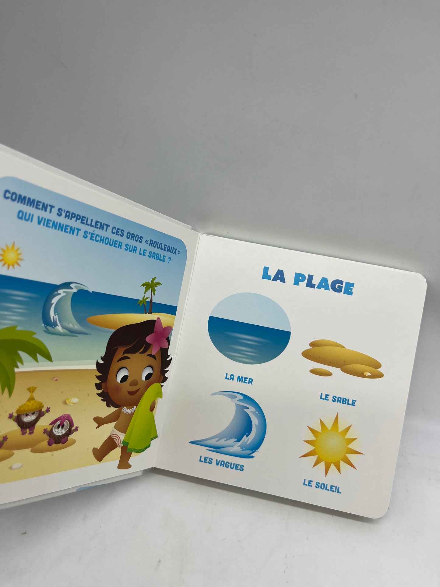 livre Disney Mes premiers imagiers Théme La mer Neuf entièrement Cartonné