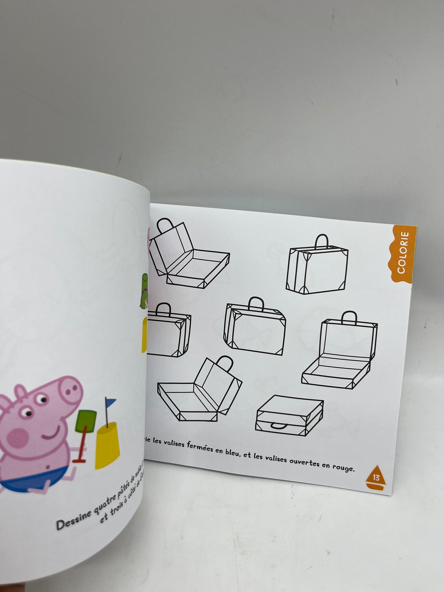 Livre d’activités Magazine Les cahiers de Peppa Pig Coloriage Thème Un été coloré avec ses crayons de couleurs Neuf (Copier)