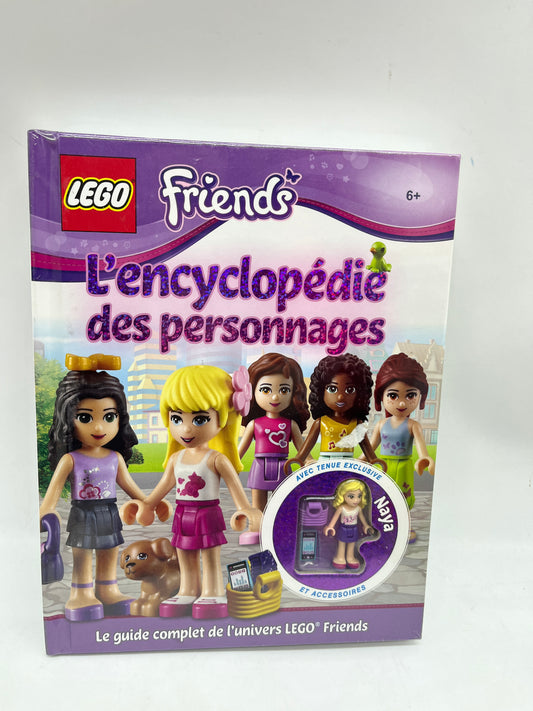 Livre l’encyclopédie des personnages Lego Friends avec son personnage exclusif Neuf