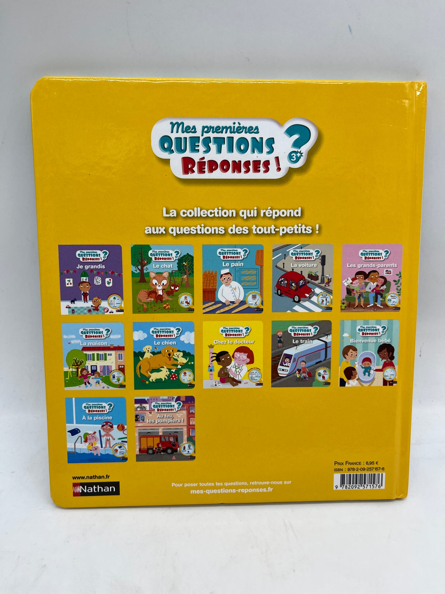 Livre histoire Mes premières questions /réponses avec cherche et trouve thème Bienvenue Bébé à4-7 ans Neuf