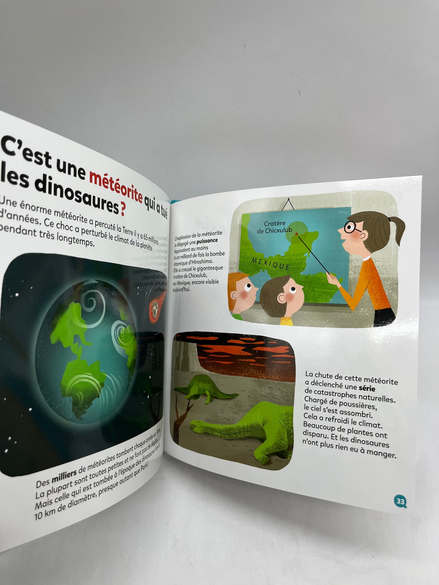 Livre histoire Mes questions  thème les catastrophes naturelles à partir de 7 ans Neuf