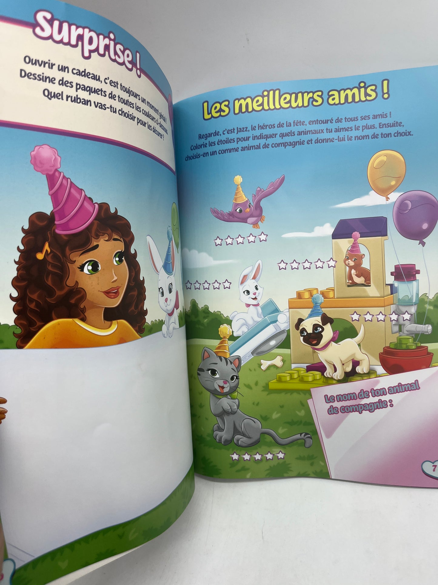 livre d’activité Magazine Lego Friends C’est La fête !  avec sa construction Neuf !