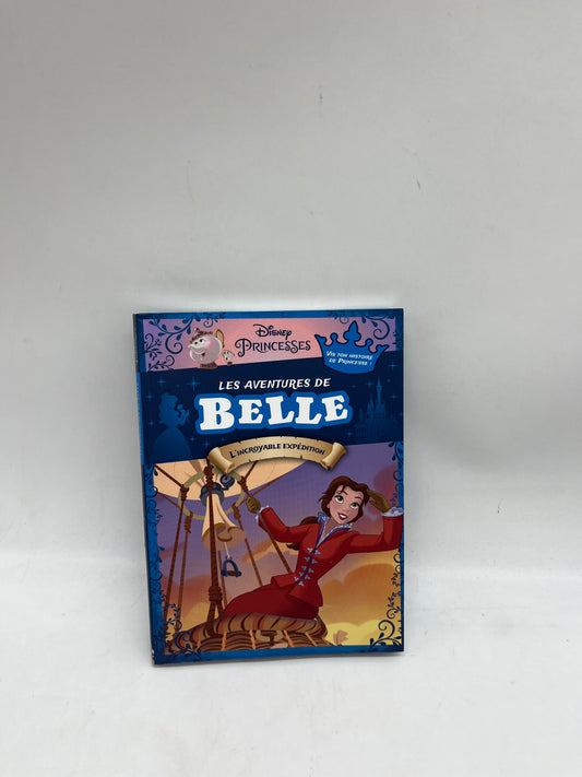 Livre Histoires Disney Princesses Les aventures de Belle l’incroyable expédition Format poche Neuf