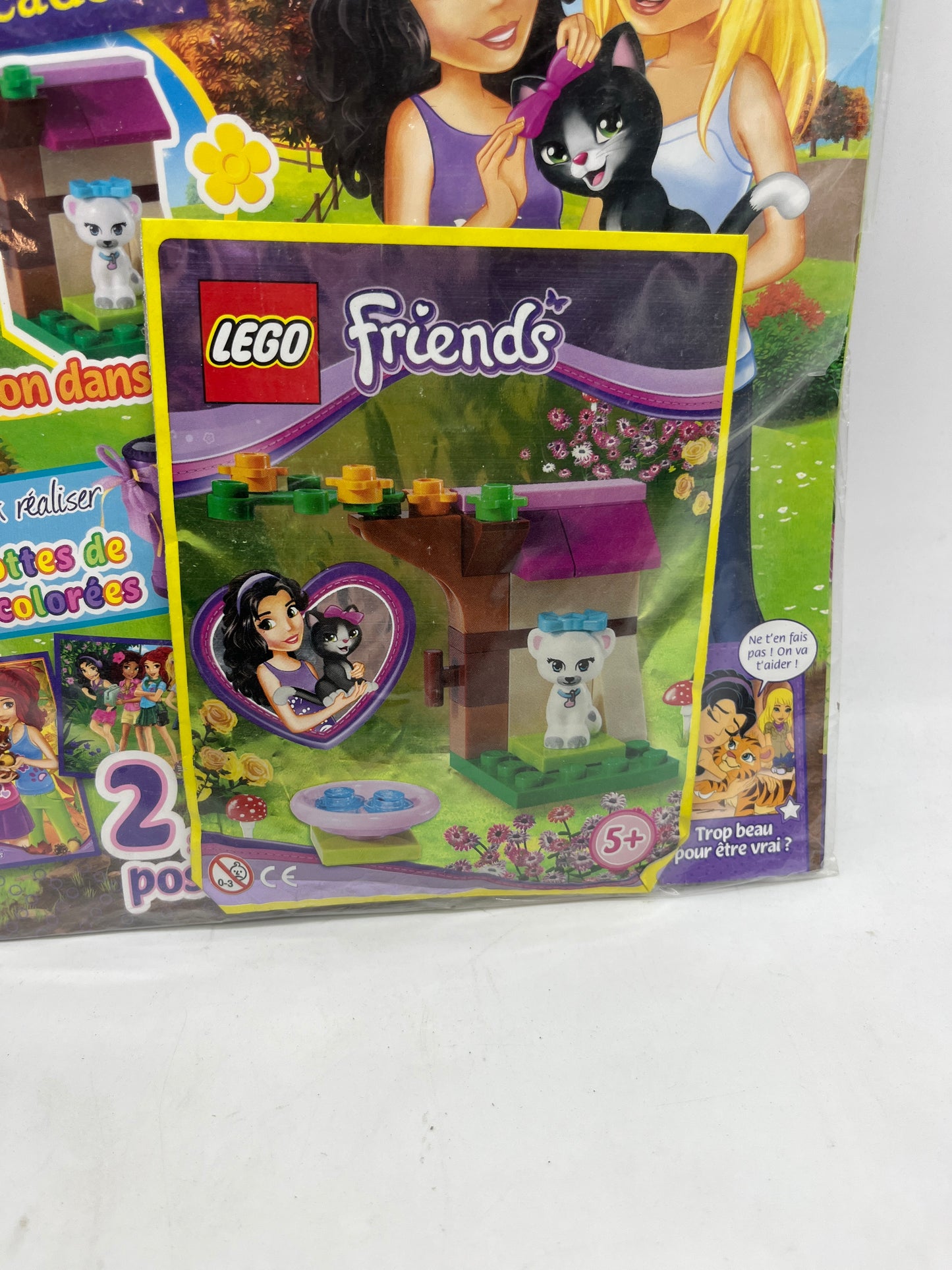 livre d’activité Magazine Lego Friends  avec son sachet à construire numéro 5 Neuf