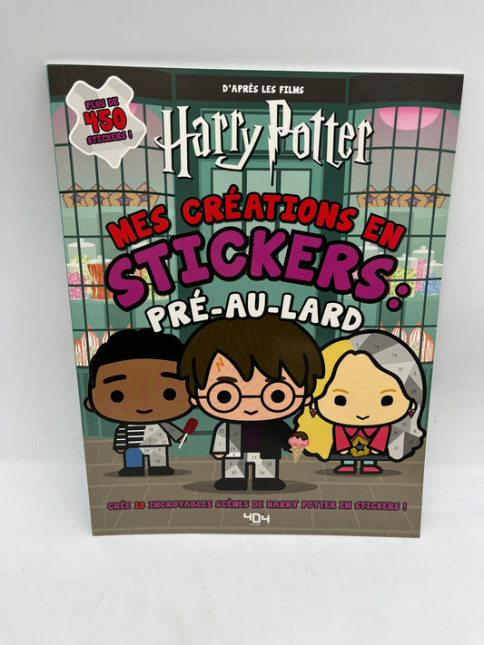 livre d’activité Magazine Harry Potter mes créations en stickers avec plus de 450 autocollants Neuf