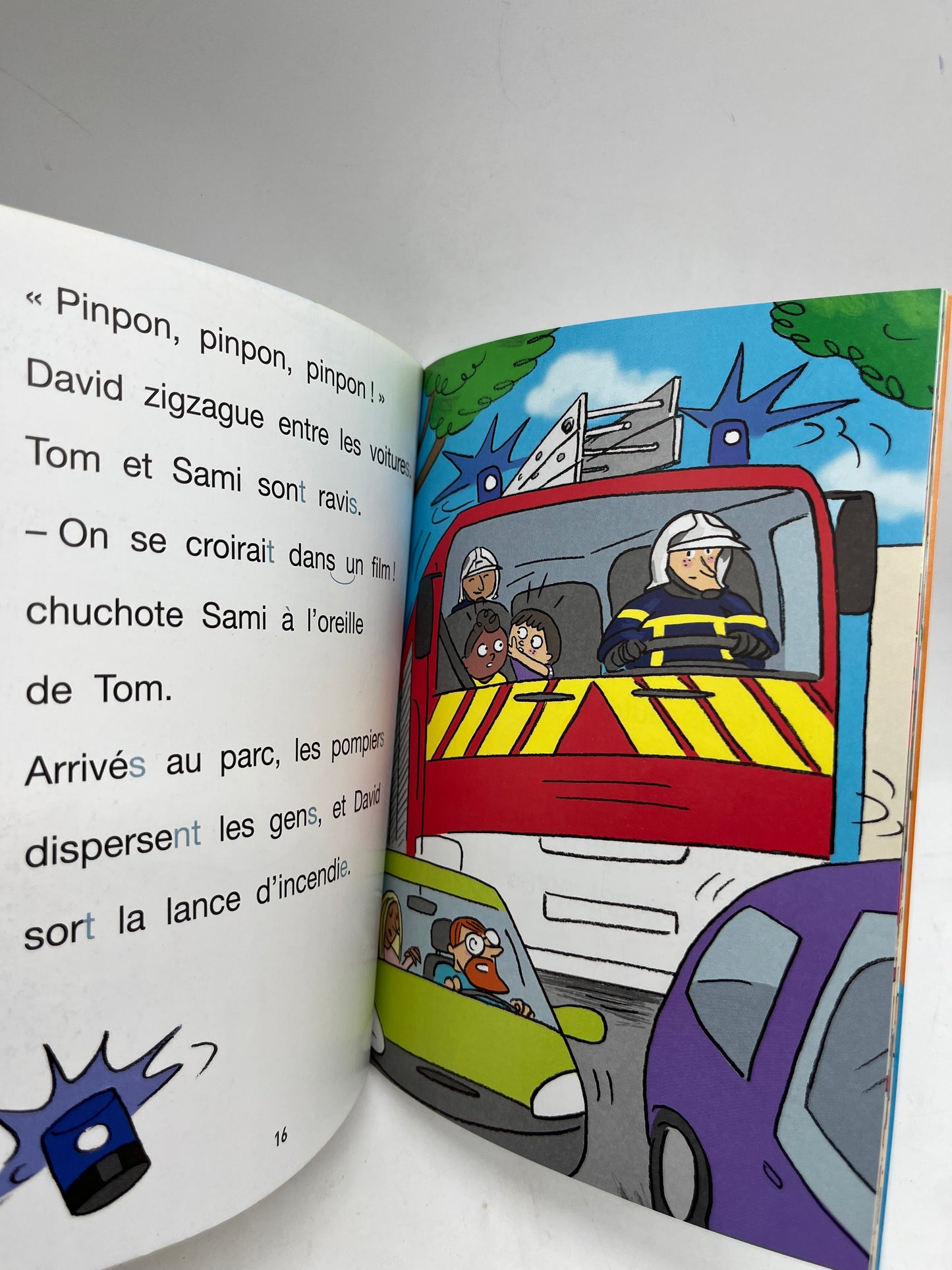 livre J’apprends à lire Sami et les pompiers niveau fin de CP Neuf