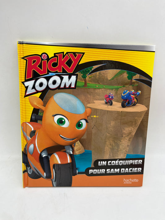 Livre histoire Disney Ricky Zoom un coéquipier pour Sam d’acier Neuf