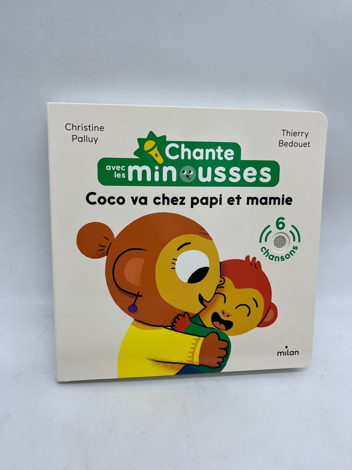 Livre Sonore Chante Avec Les mini mousses Coco va chez papi et Mamie  Neuf édition Milan