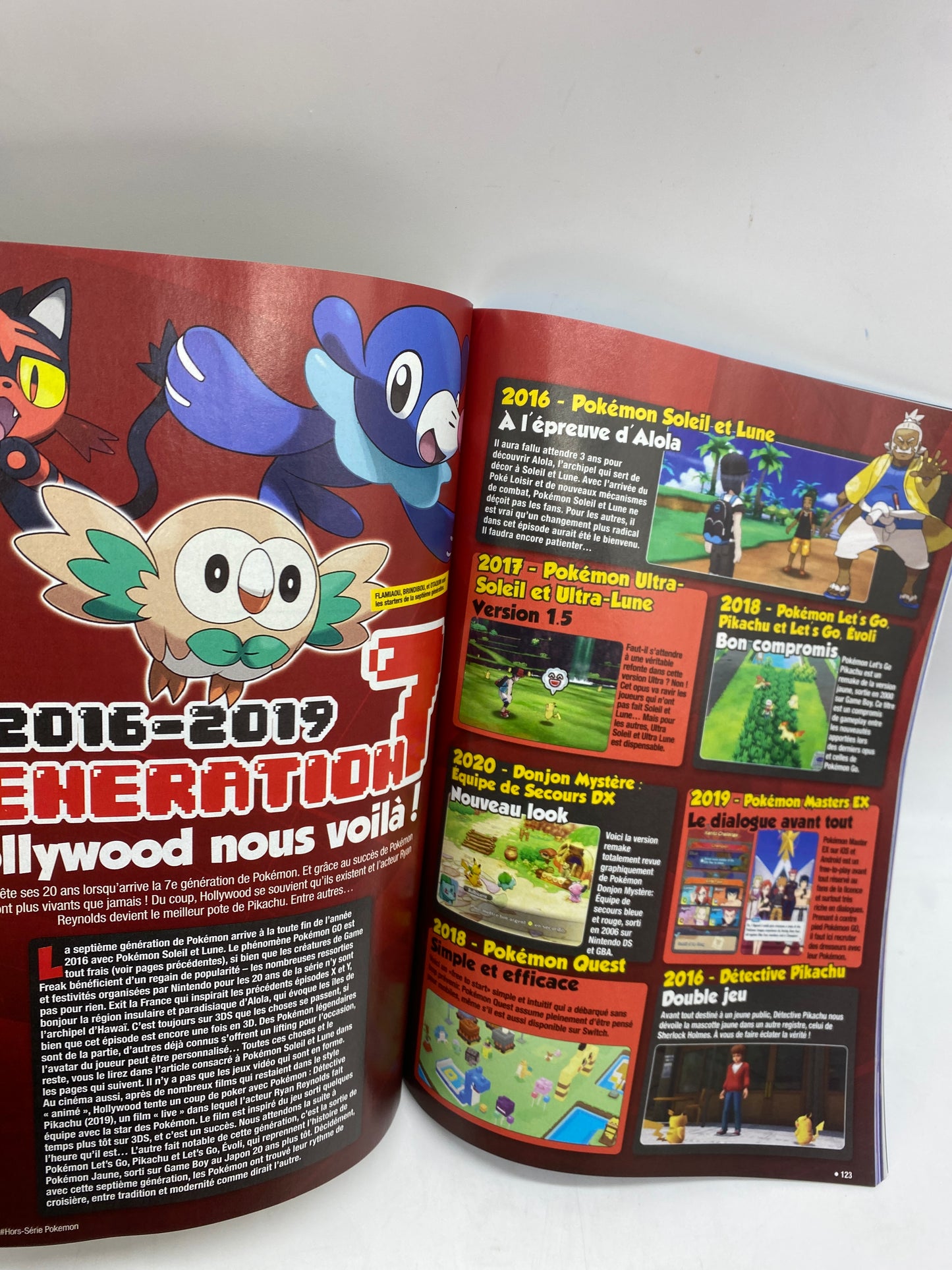 Livre  Magazine Le grand guide Pokémon La fabuleuse histoire Pokémon 2024 Neuf !!