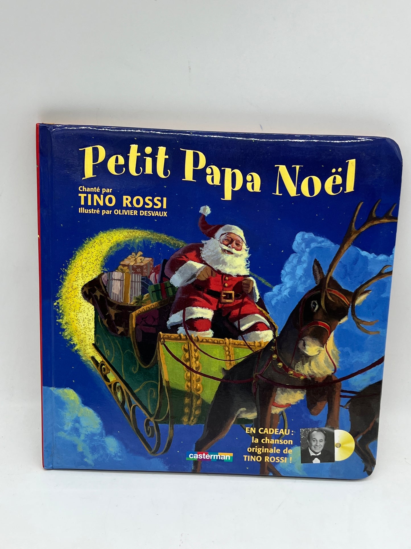 Livre de Noël Petit Papa Noël avec son Cd audio musique Neuf