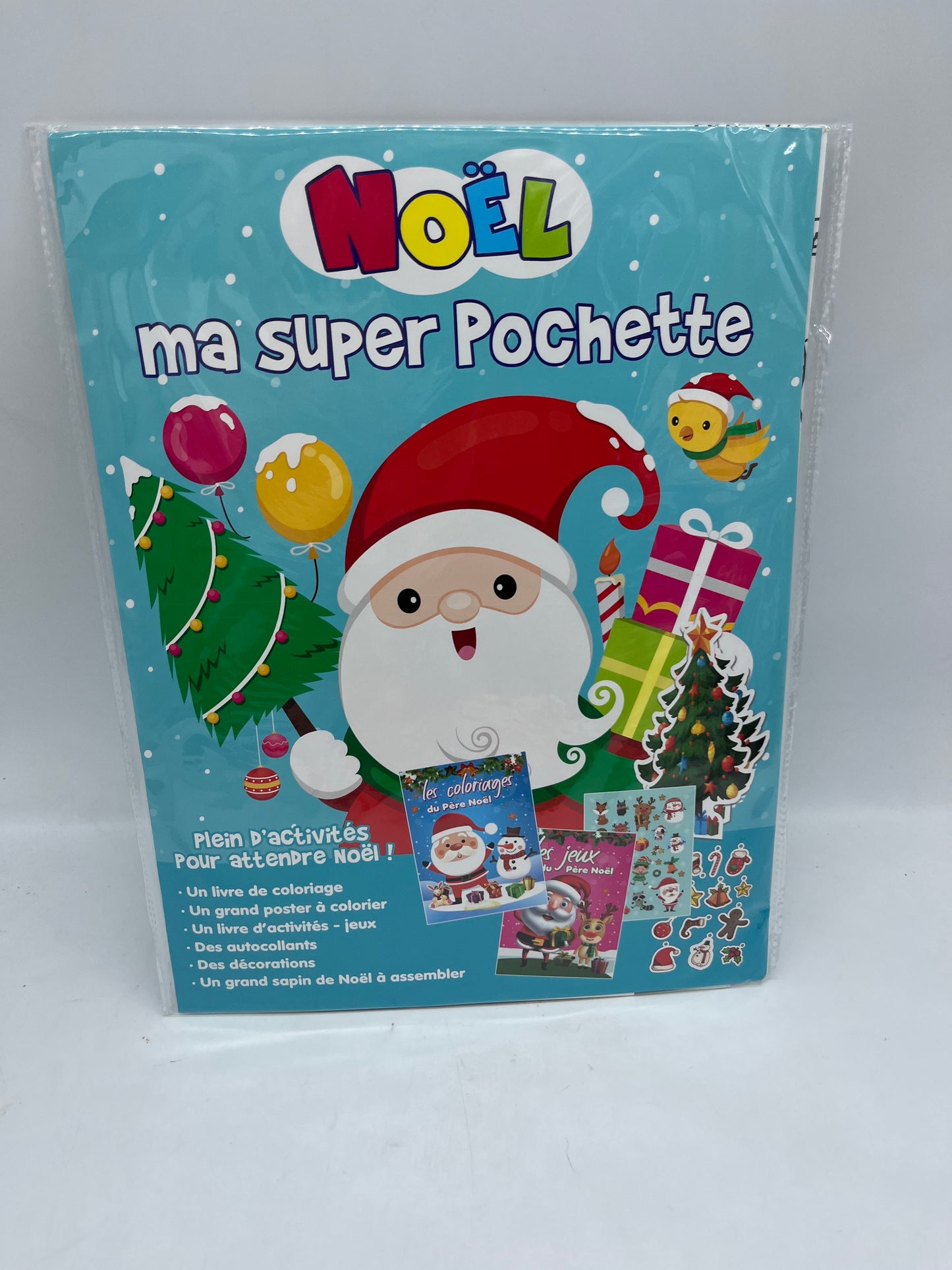 Ma pochette surprise Thème Noël plein d’activités pour attendre Noël Coloriage jeux Neuf