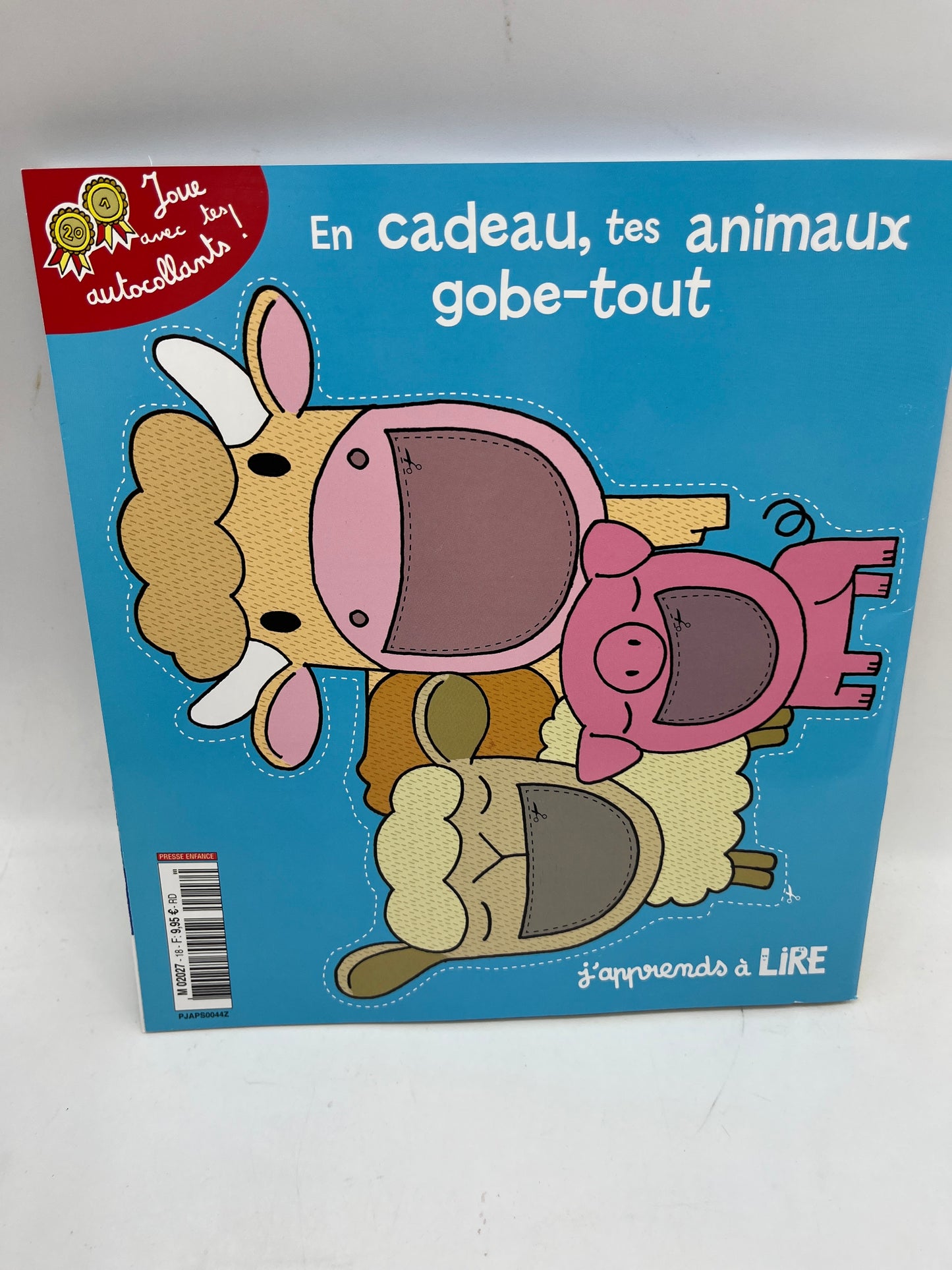 Livre d’activité  j’apprends à lire avec ses 170 stickers neuf thème à la ferme Neuf