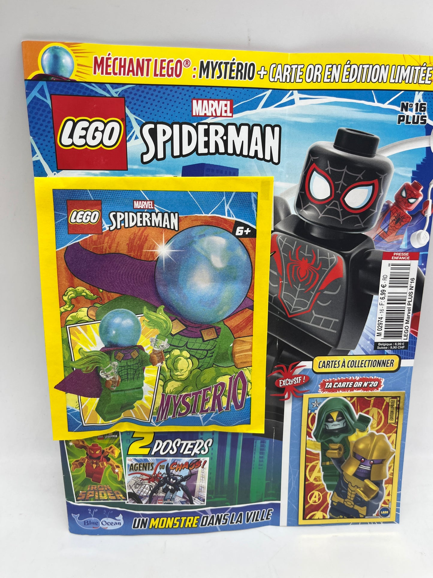 livre d’activité Magazine Lego Marvel  avec sa mini figurine Mysterio Neuf !