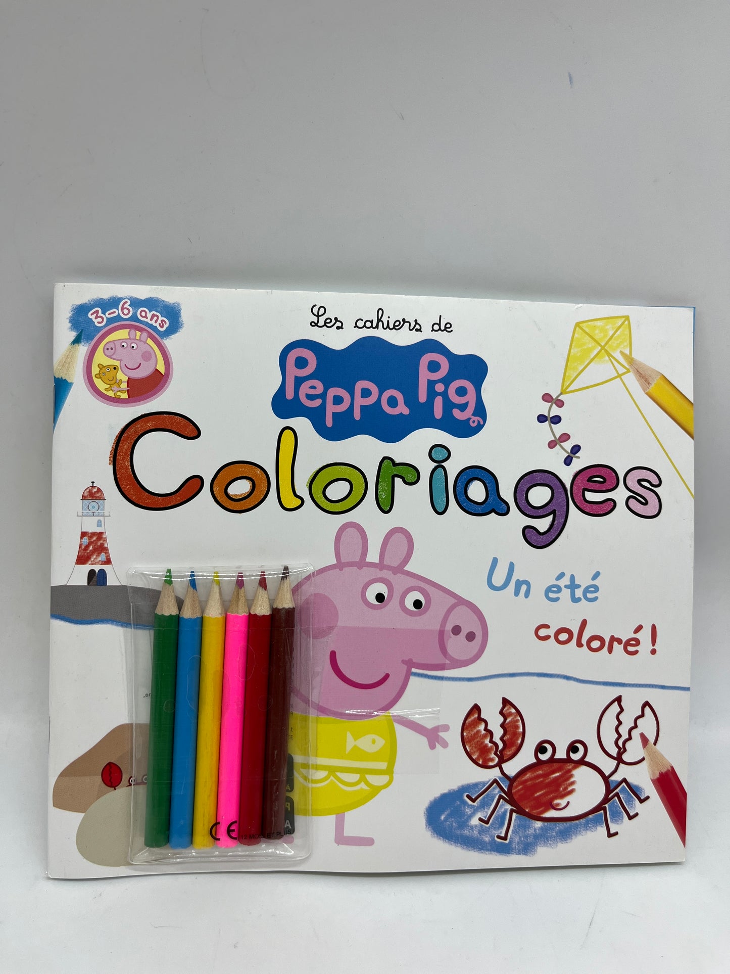 Livre d’activités Magazine Les cahiers de Peppa Pig Coloriage Thème Un été coloré avec ses crayons de couleurs Neuf (Copier)