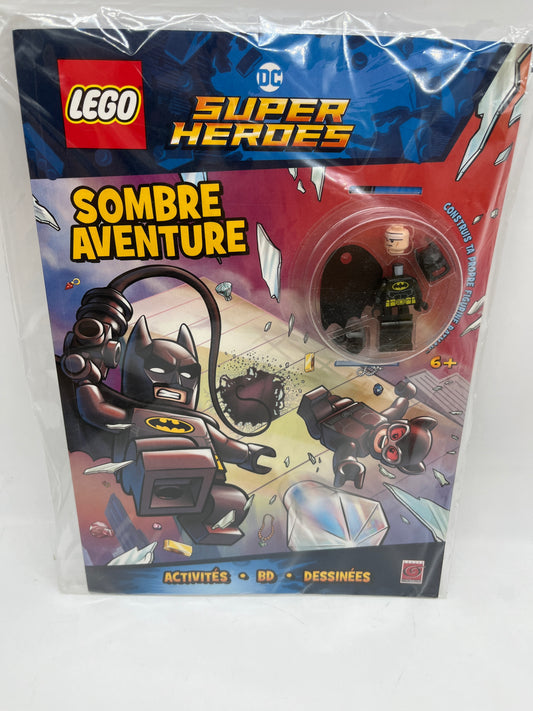 Super héros livre d’activité Magazine Lego Batman avec sa minifigure Batman  Neuf !