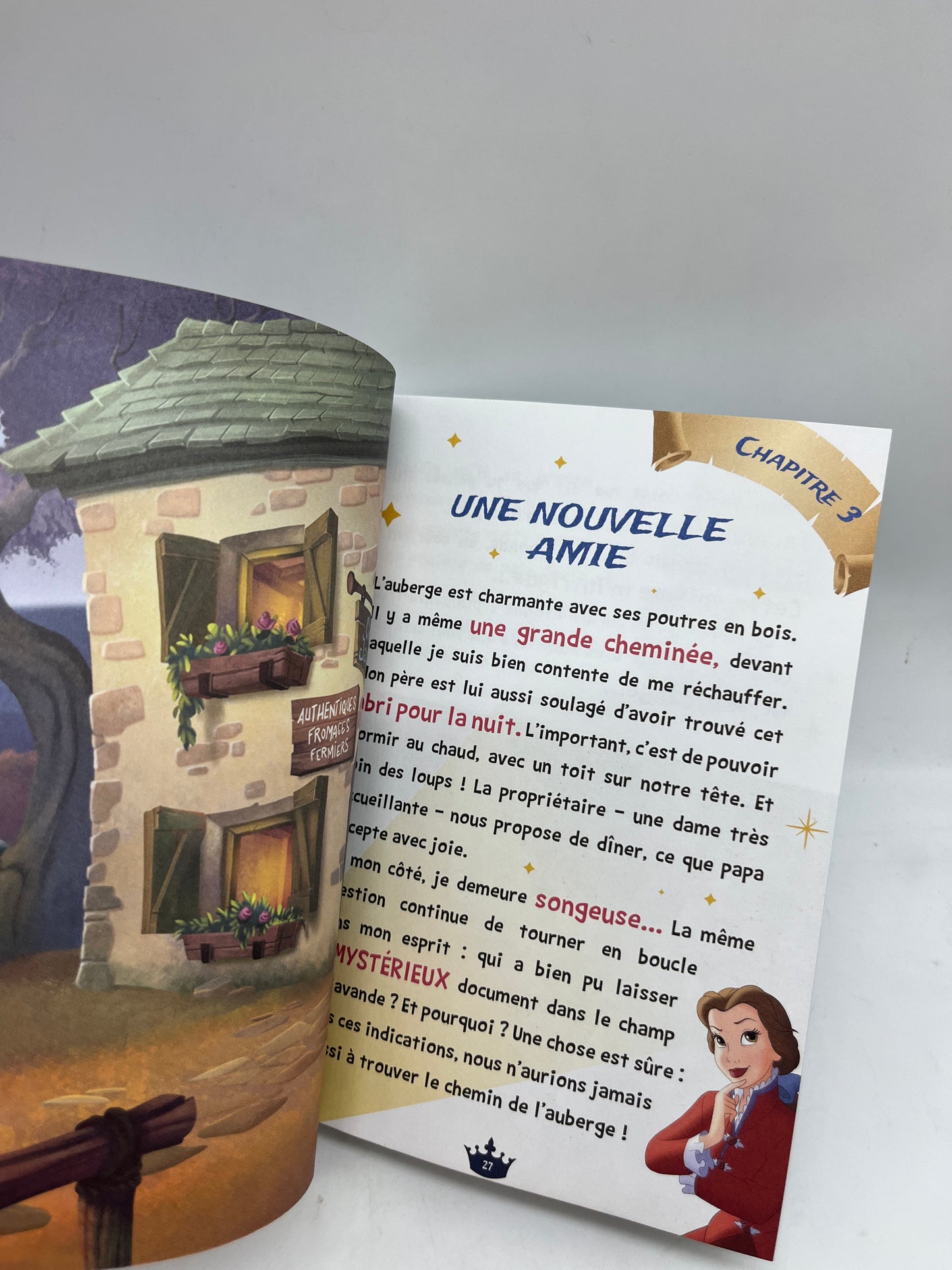 Livre Histoires Disney Princesses Les aventures de Belle l’incroyable expédition Format poche Neuf