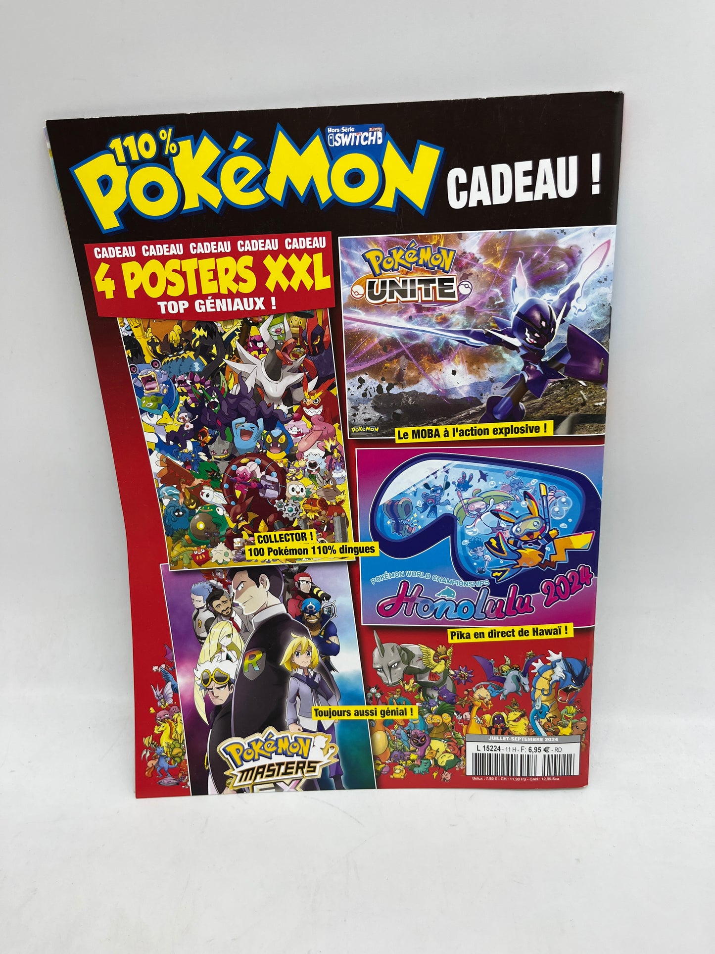 Livre d’activité Magazine 100% Pokémon Dingue pour tout savoir sur les Pokemon avec  1 super jeu + 3 posters neuf