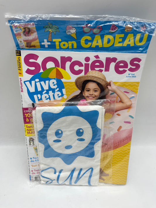 Livre d’activité Magazine les sorcières avec son tee shirt en cadeau  Neuf