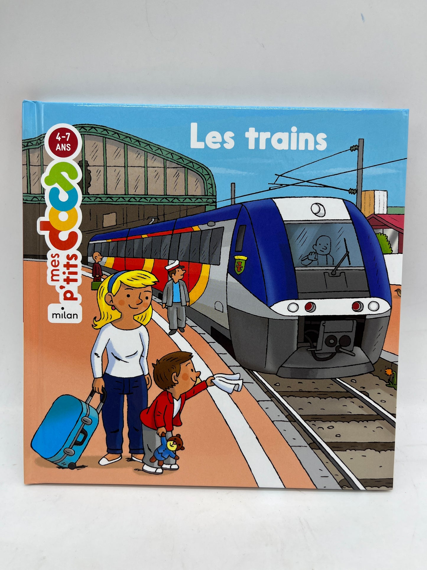 Livre histoire Mes p’tits docs thème les Trains 4-7 ans Neuf