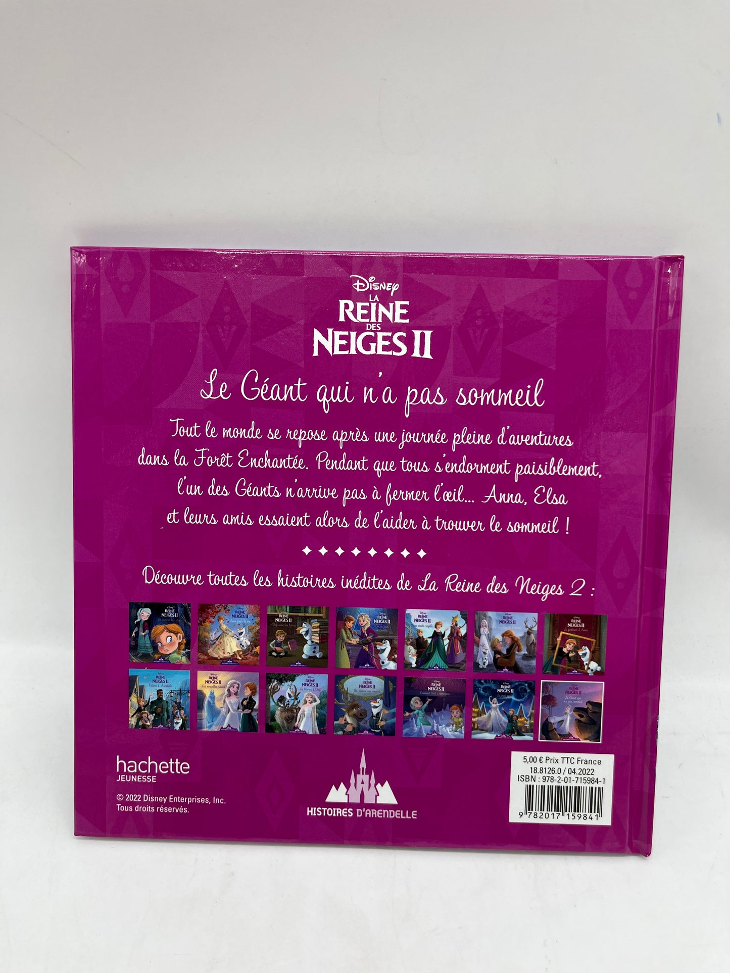 Livre Histoires Disney Princesses La reine des neiges 2 Le géant qui n’a pas sommeil Neuf