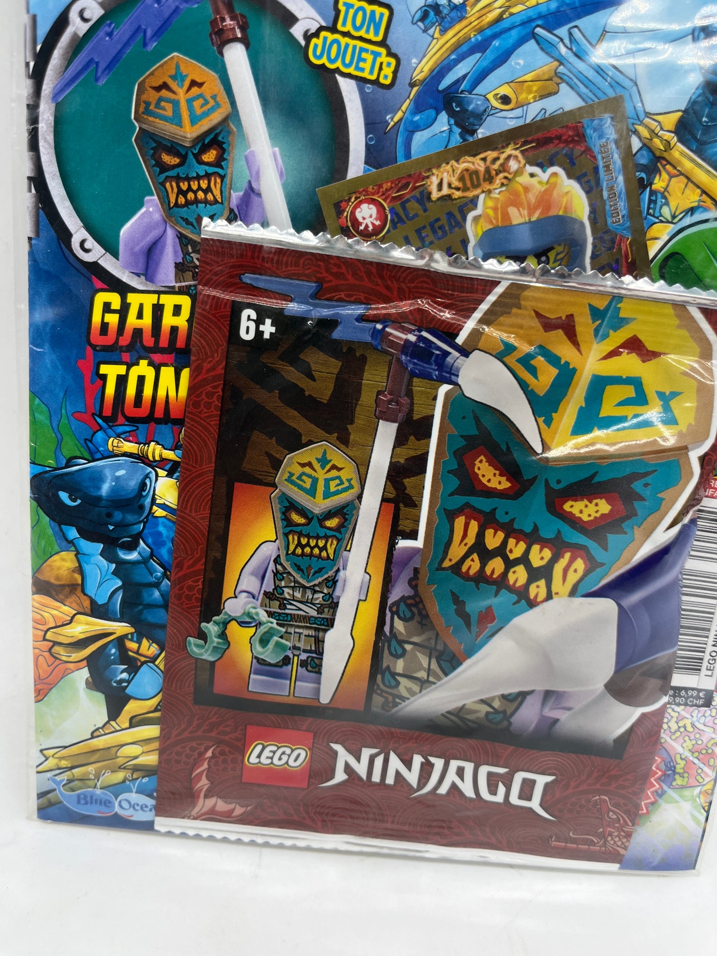 livre d’activité Magazine Lego Ninjago  avec sa mini figurine Garden Tony Neuf !