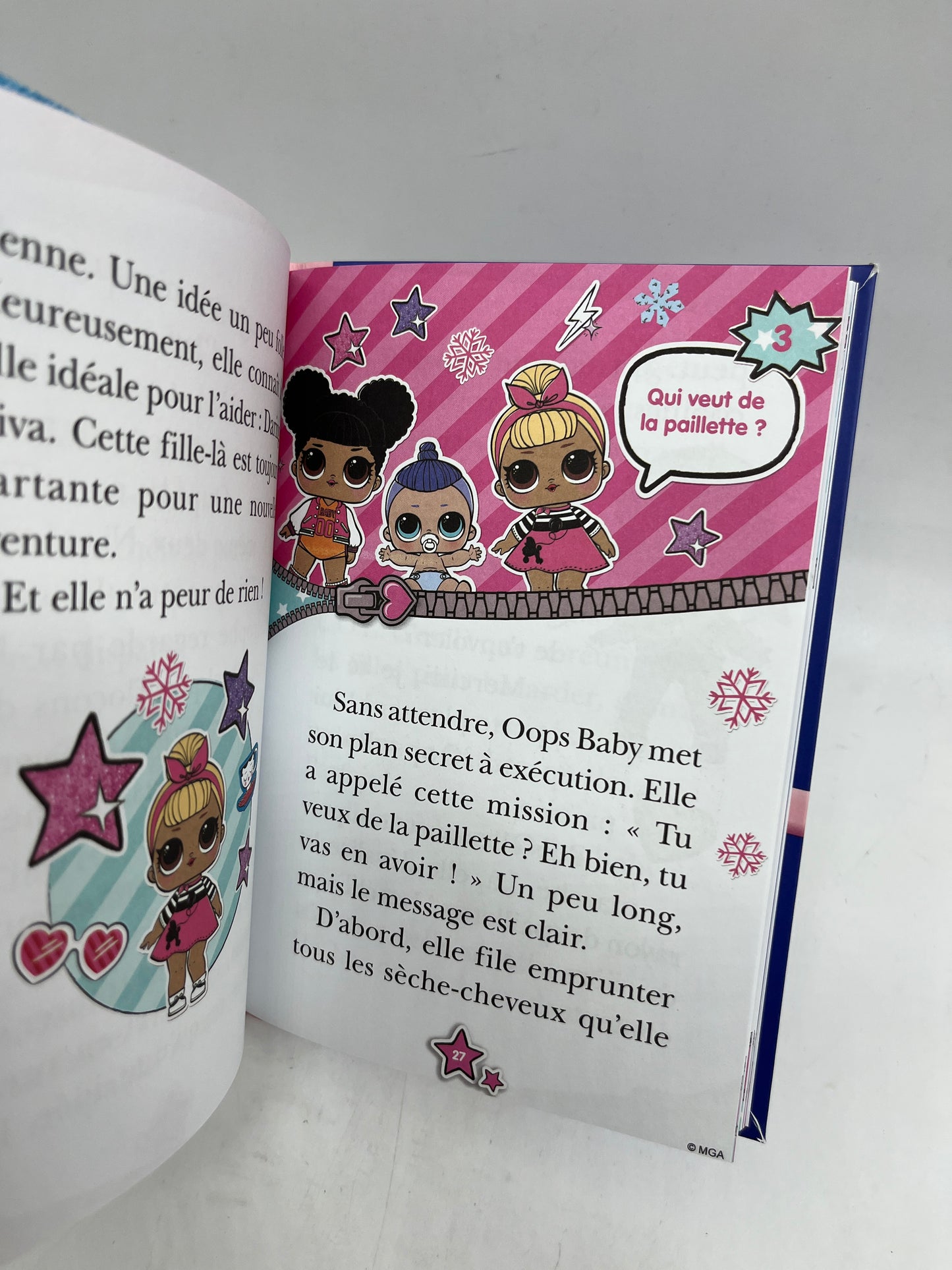 Livre histoire Ma bibliothèque rose Mes premières lectures L.O.L surprise! Un hiver étincelant Disney Neuf