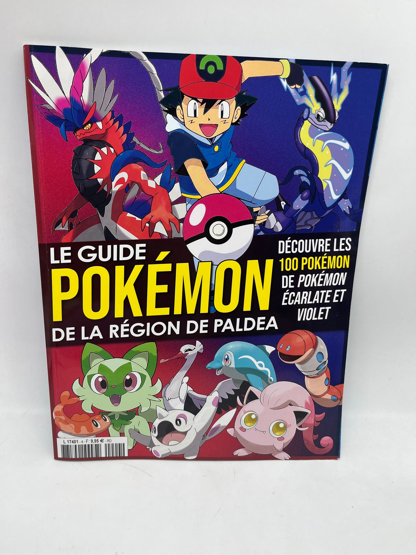 Livre d’activité Magazine Le Guide dès Pokémon de la région  de Paldéa Neuf