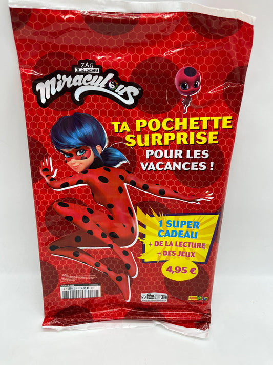 Pochette surprise spécial Vacances Livre d’activité magazines Disney lady bug Miraculous Neuve