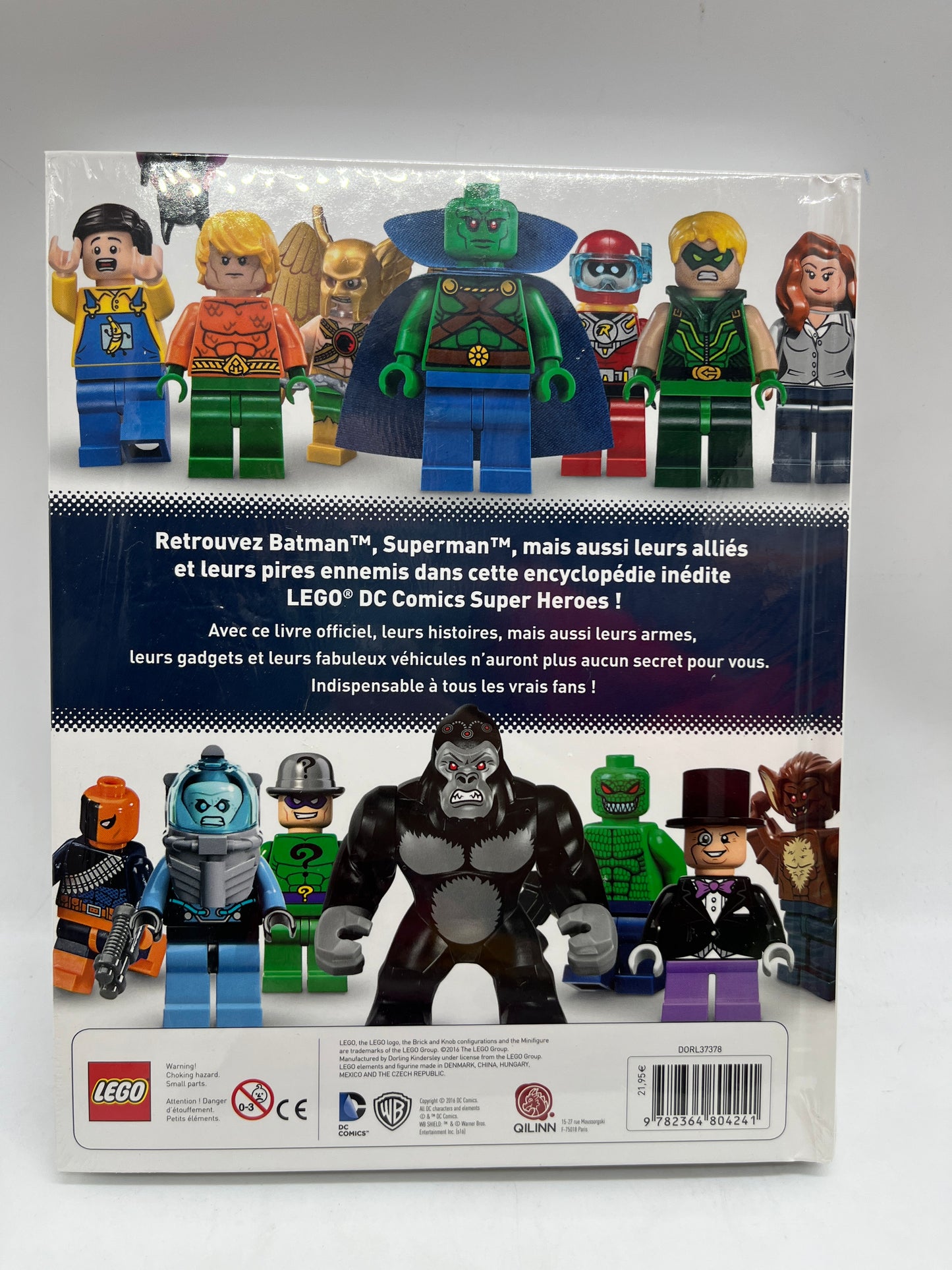 Livre Le super coffret L’encyclopédie des personnages Lego DC comics Super héros avec sa figurine Exclusive Batman Pirate Neuf