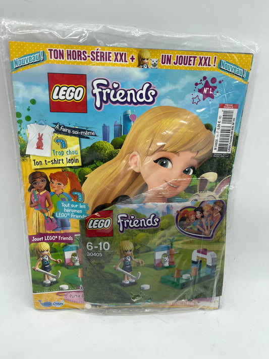 livre d’activité Magazine Lego Friends  avec sa sachet à construire  30405  hors série Neuf !