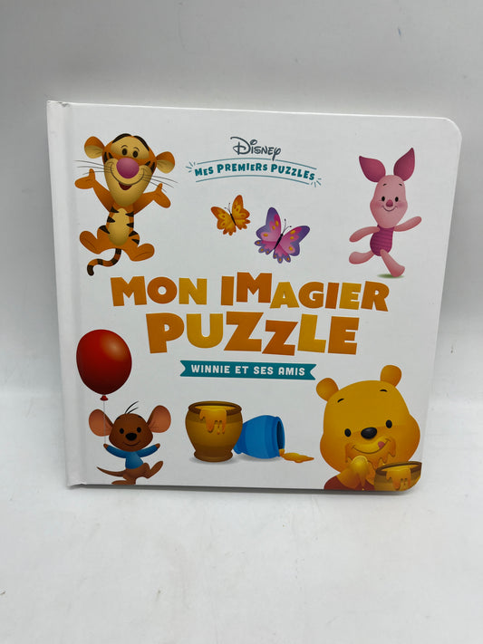 Mon imagier Livre Puzzle thème Winnie et ses amis Disney Baby  avec ses 20 pièces détachables Neuf