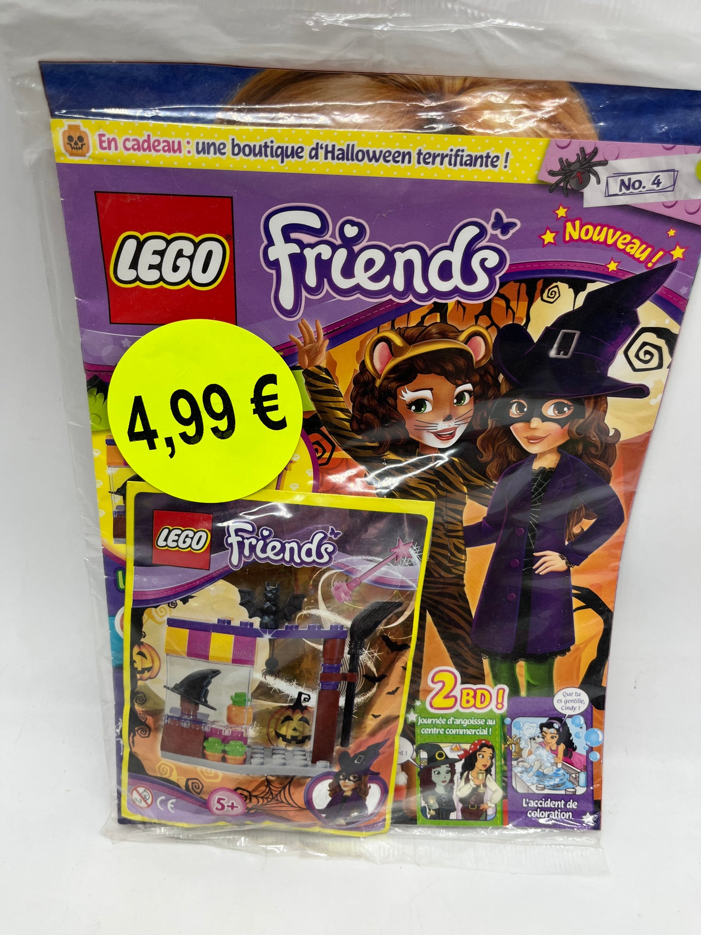 livre d’activité Magazine Lego Friends  avec son sachet à construire numéro 4 Neuf