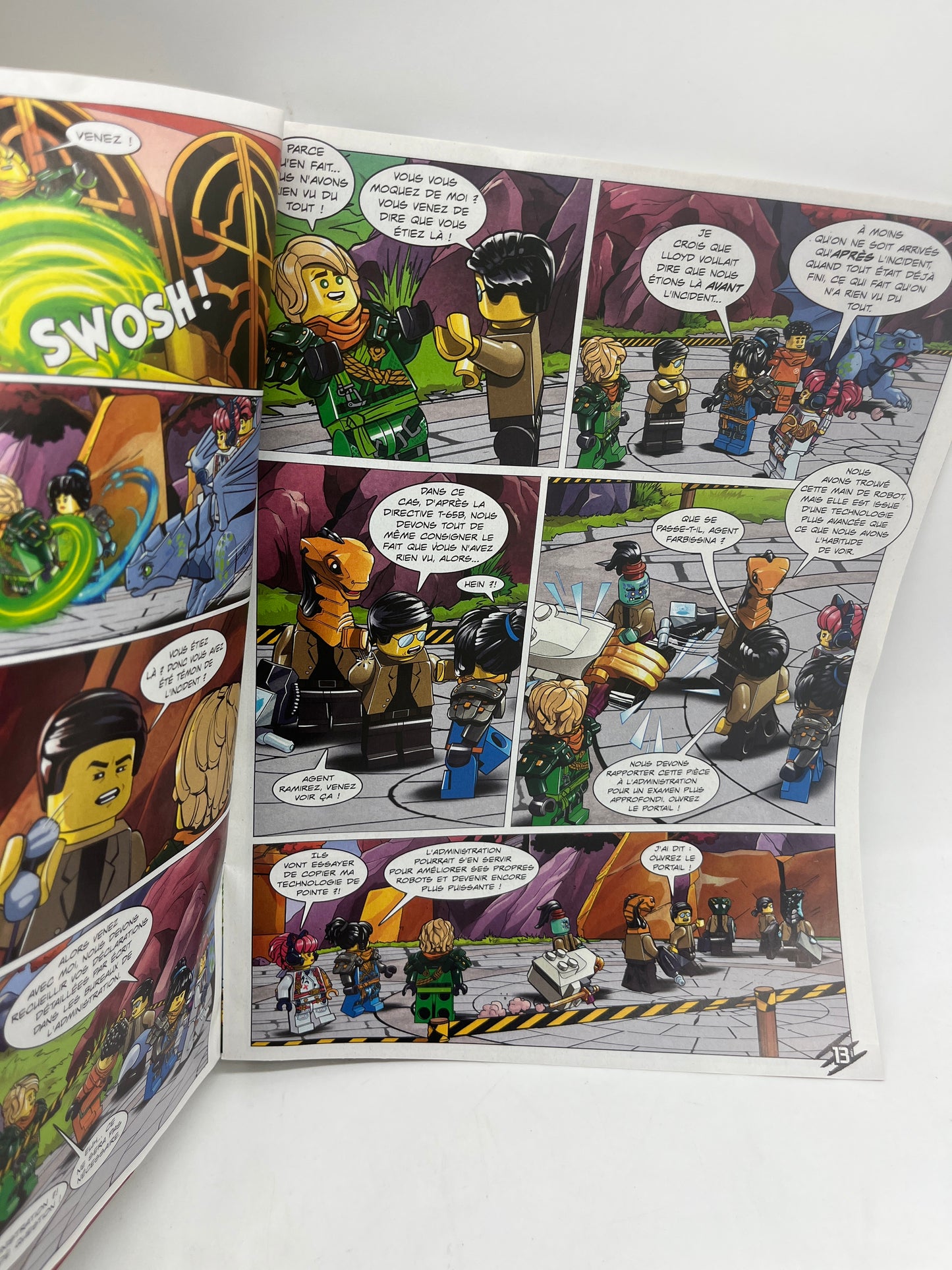 Livre d’activité Magazine Lego Ninjago  avec sa mini figurine Cole Neuf !