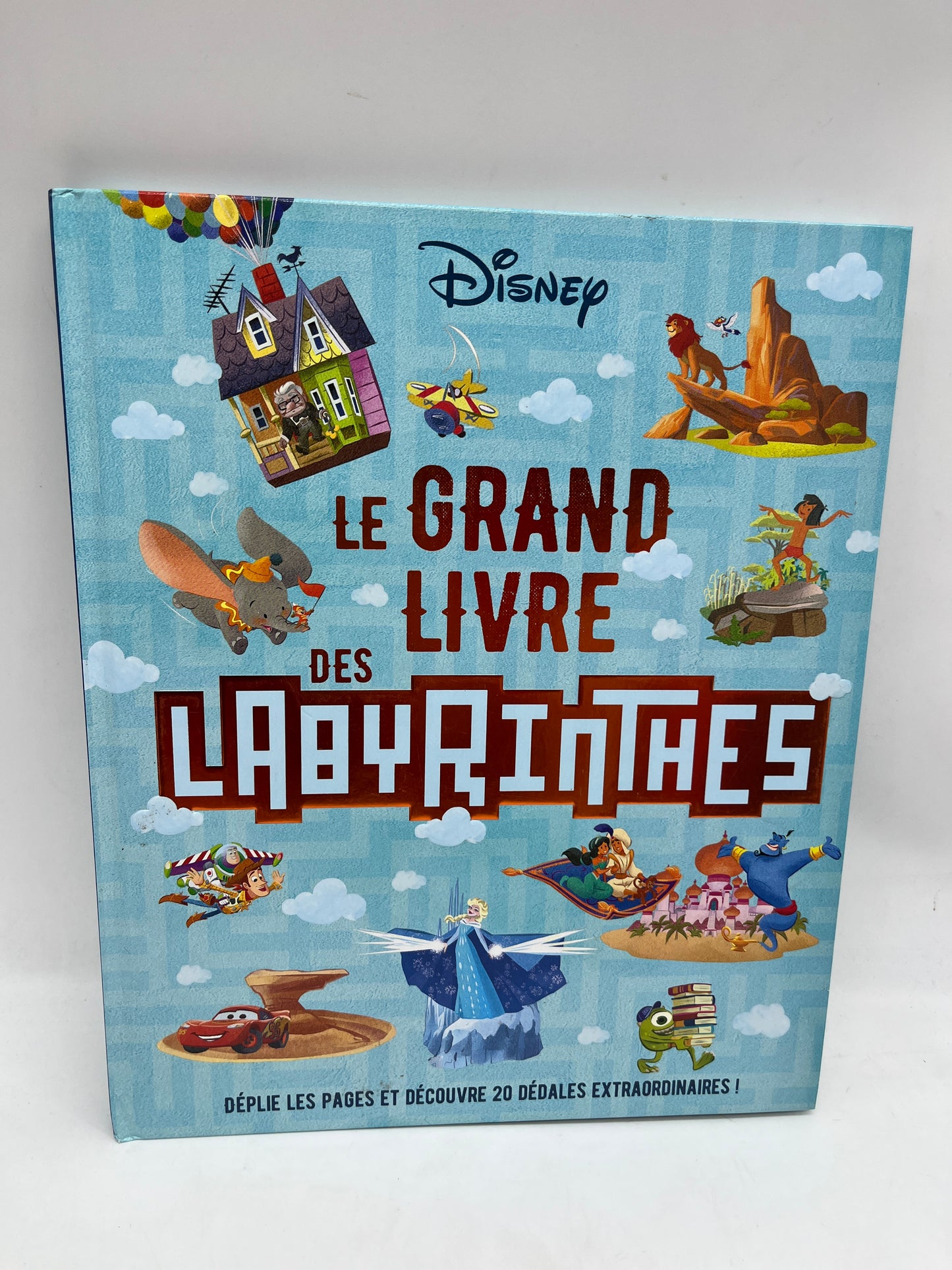 Le grand livre des labyrinthes Disney Découvre 20 dédales extraordinaire Neuf