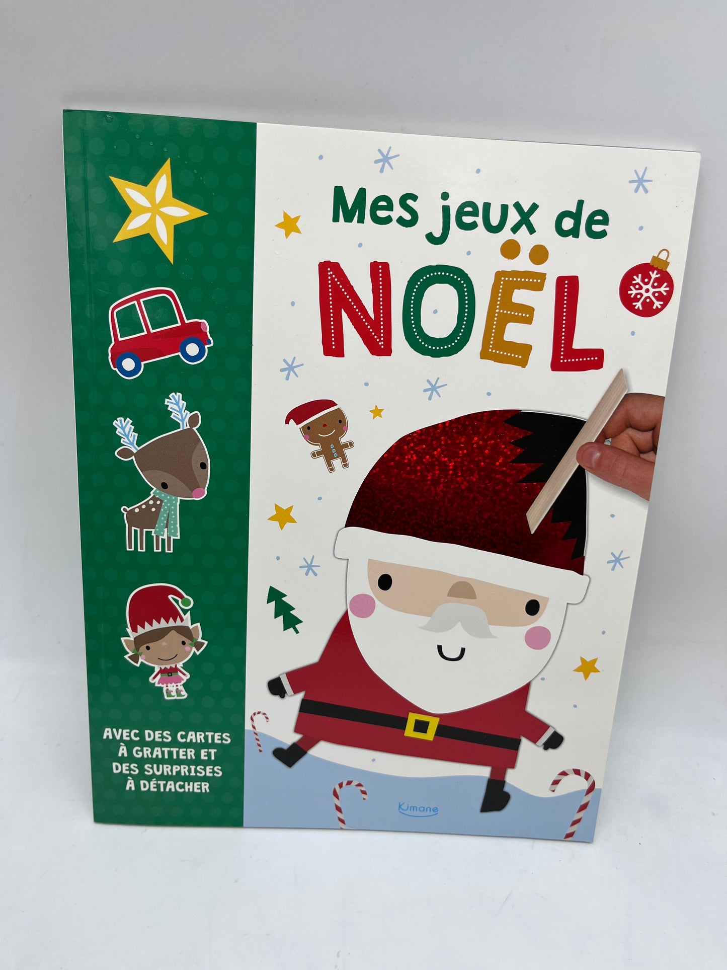 Livre d’activités de Noël Mes Jeux de Noël avec jeux à gratter et surprise à détacher Neuf