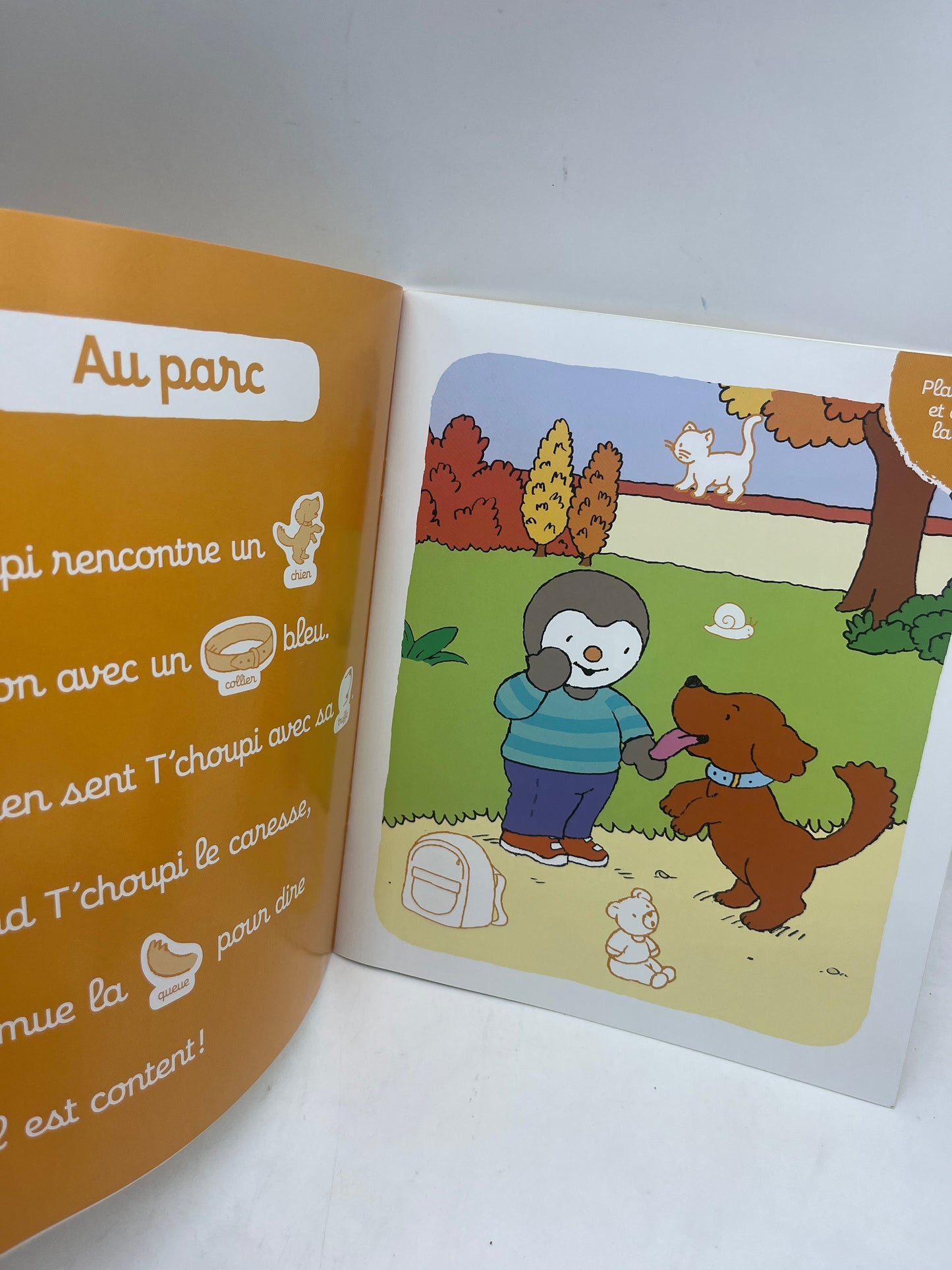 Livre d’activité magazine T’choupi s’occupe des animaux avec 50 autocollants Neuf !