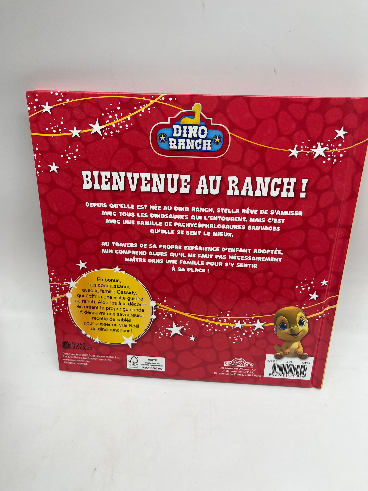 Livre histoire disney DINO RANCH Bienvenue au ranch!  Neuf Dinosaure