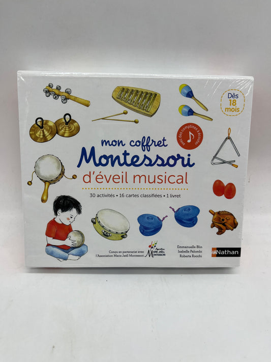 Mon coffret Montessori d’éveil musical avec comptine à ecouter Neuf sous blister
