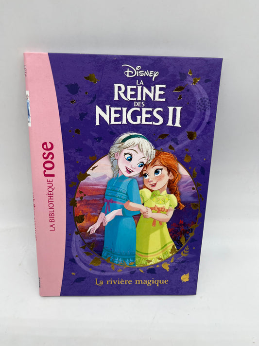 Livre histoire Ma bibliothèque rose Mes premières lectures La reine des neiges 2 la rivière magique Disney Neuf