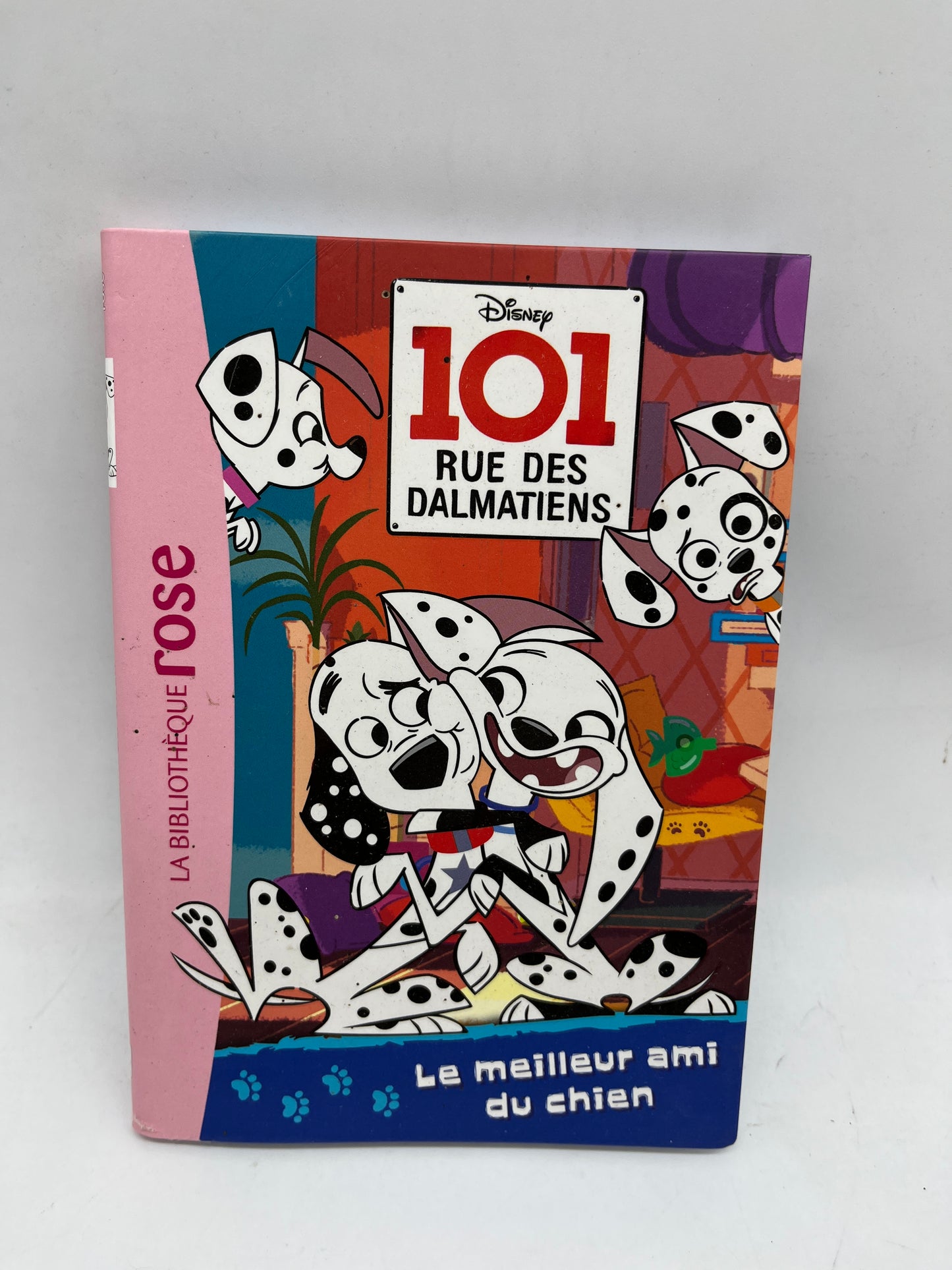 Livre histoire Ma bibliothèque rose Mes premières lectures Disney Les 101 dalmatiens rue des dalmatiens Neuf