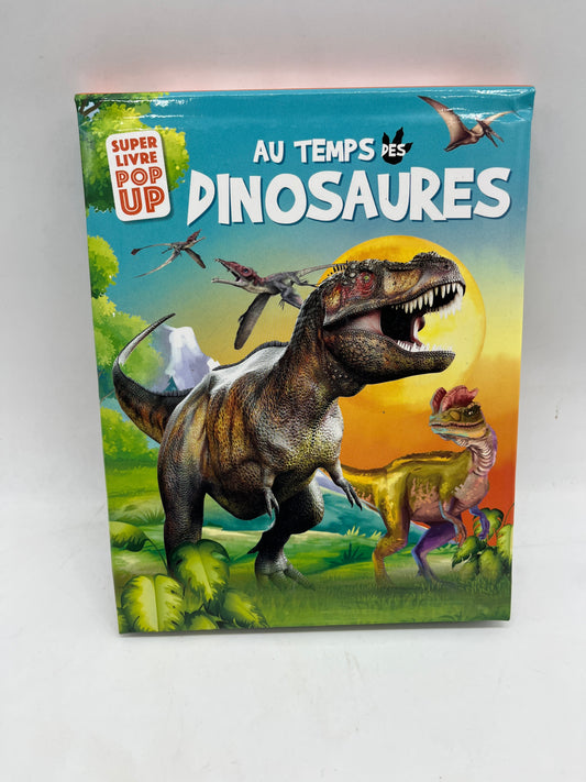 livre Pop up Relief Dinosaure au temps des Dinosaures Neuf