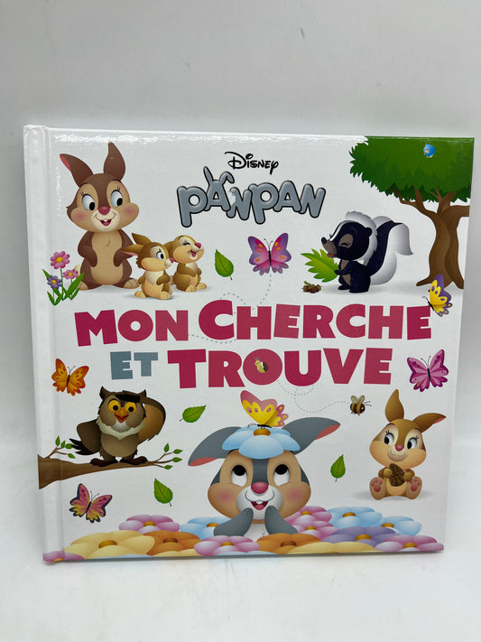 Livre mon premier Cherche et trouve Disney ave Panpan  déplier Neuf