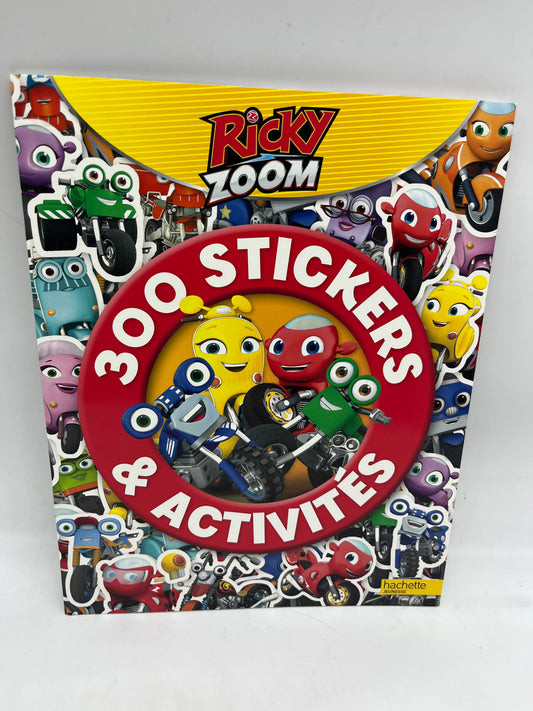 Livre d’activité Magazine 300 stickers et activités spécial Ricky zoom Neuf