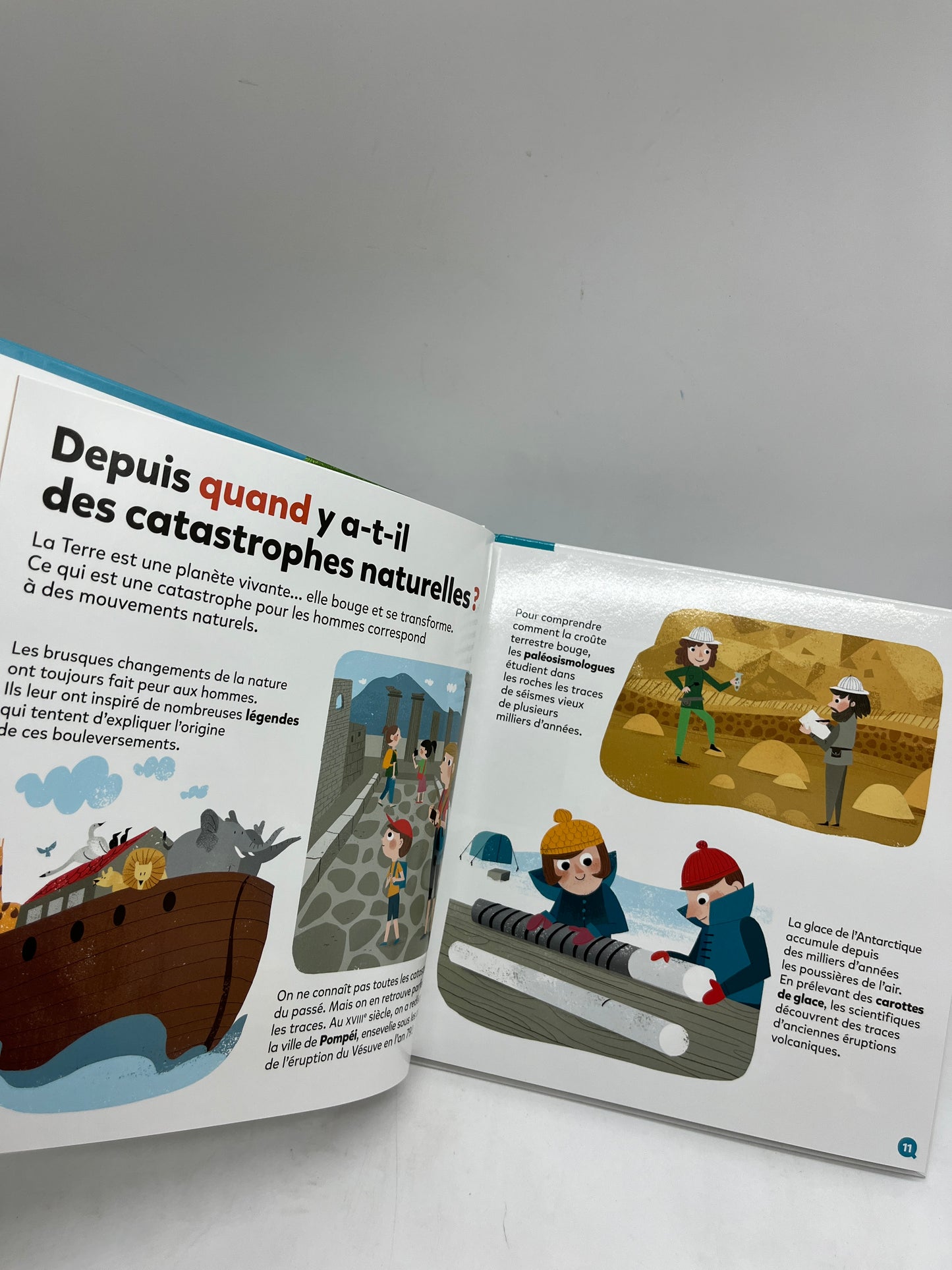 Livre histoire Mes questions  thème les catastrophes naturelles à partir de 7 ans Neuf