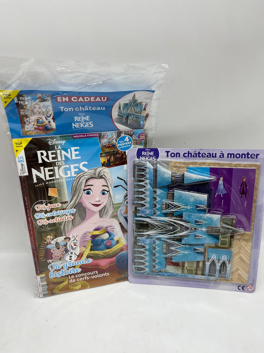 Livre d’activité Magazine Disney Princesse Reine des neige avec son château D’arendelle neuf    Jeux activité stickers etc ...  Prix boutique:6 €99