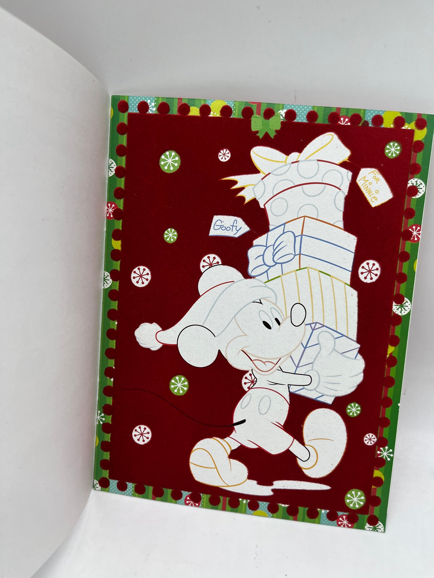 Livre d’activités de Noël Mickey disney coloriage velours spécial Noël Neuf