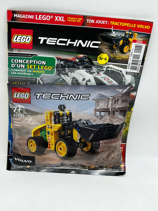 livre d’activité Magazine Lego Technic avec son tractopelle à construire Neuf