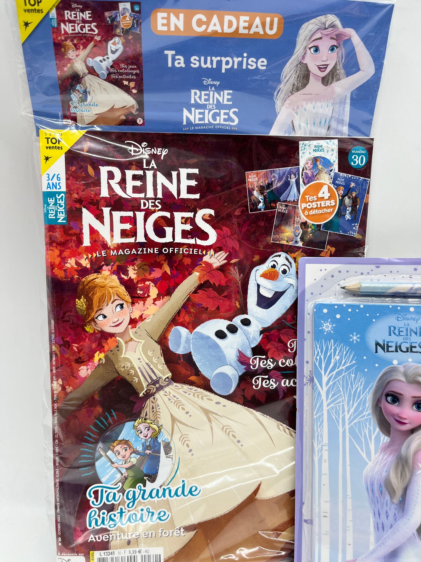 Livre d’activité Magazine Disney Princesse Reine des neige avec son coffret créatif neuf