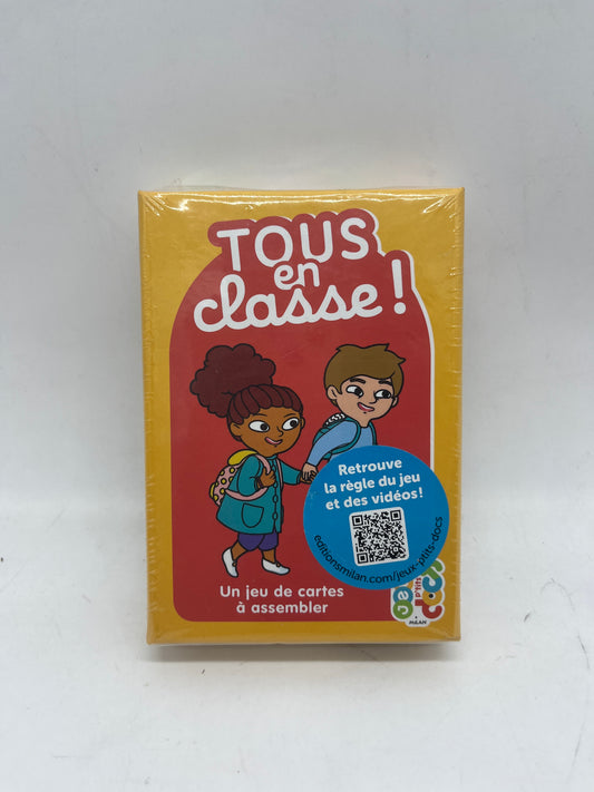 Jeu  de société Tous en classe  Jeu de carte pour associer les couleurs et les thèmes!Mes p’tits docs  4 ans et plus Neuf édition Nathan